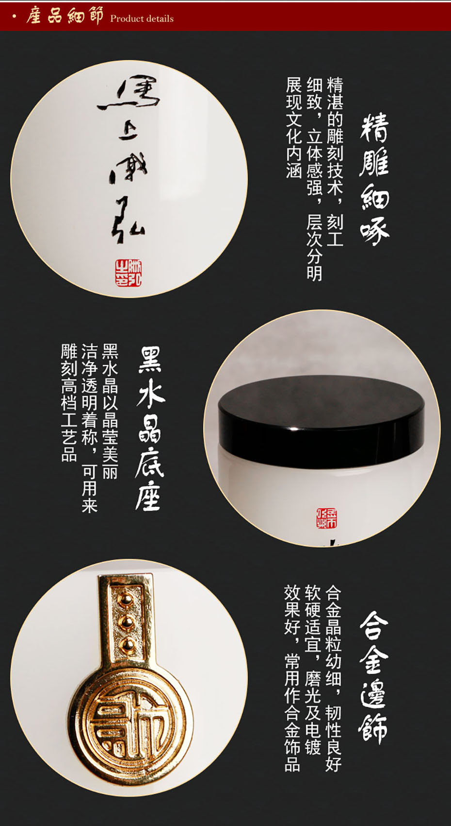 中禮集-復古琉璃筆筒擺件