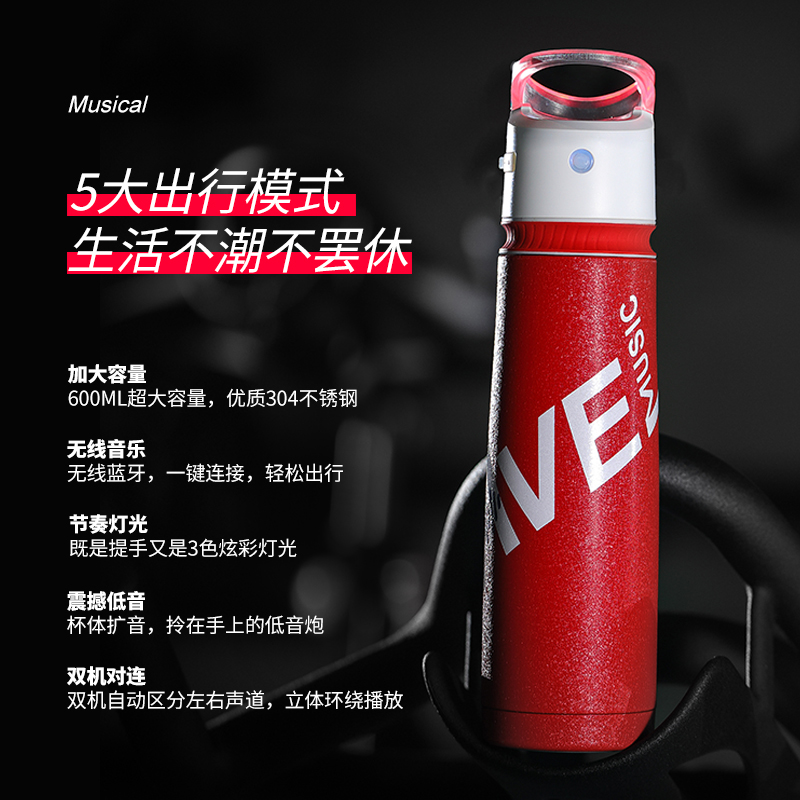 車載音樂水杯套裝