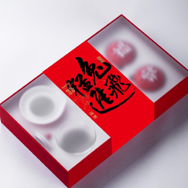 2023新年字器茶具套裝 字器杯4個+易泡壺1+收納布袋1+茶巾1商務茶具禮品1