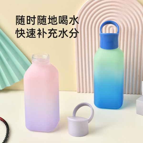 漸變磨砂幻彩塑料杯1500ml 外運動水壺 三八節伴手禮1