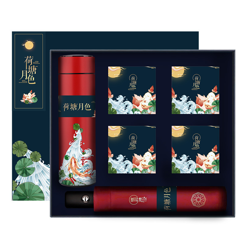 【荷塘月色】2024中秋國(guó)潮套裝| 中秋員工福利禮品